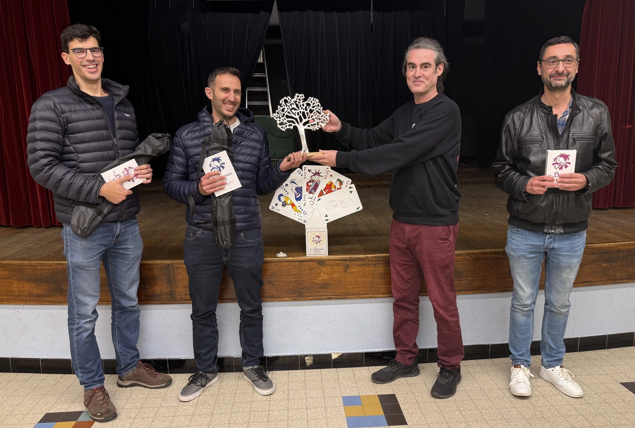 Photo de la remise des prix de la coupe du monde 2023